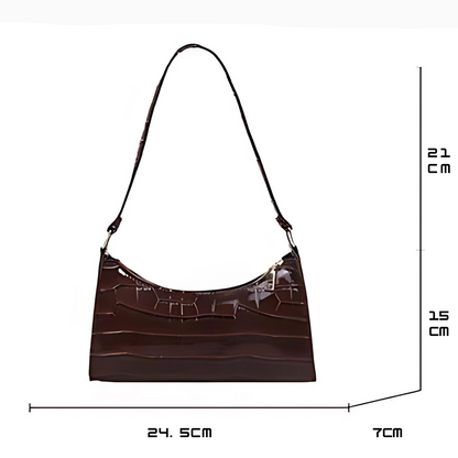Bolso de cuero brillante Lahora - Estilo y funcionalidad perfecta