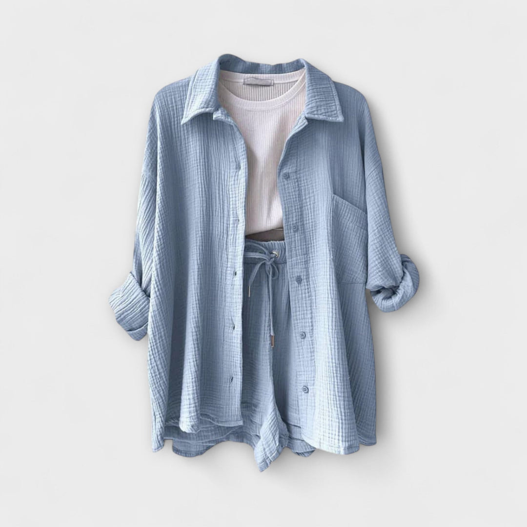 Johanna - Conjunto cómodo de 2 piezas