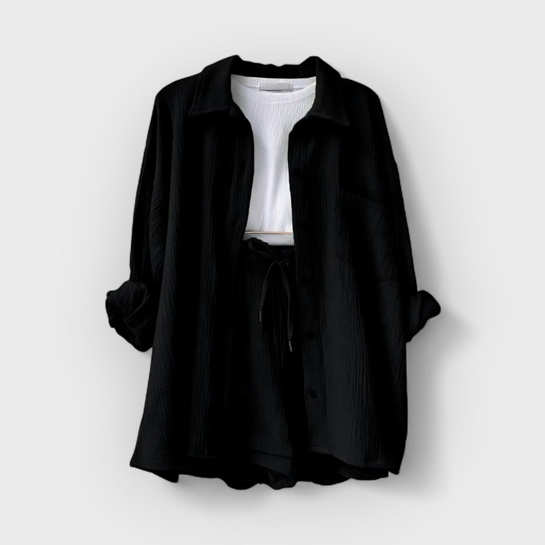 Conjunto de verano con camiseta y pantalones cortos