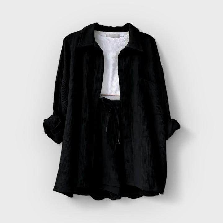 Conjunto de verano con camiseta y pantalones cortos