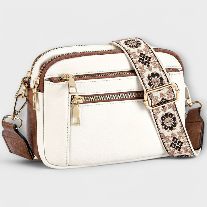 Bolso de mano retro de cuero vegetal para mujeres - Bolso Laura