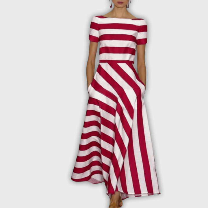 Abrigo maxi a rayas - Elegante y cómodo para cualquier ocasión