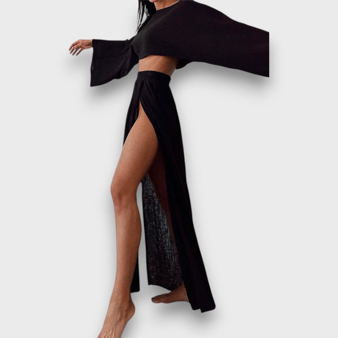 Eliz – Conjunto de licra holgada