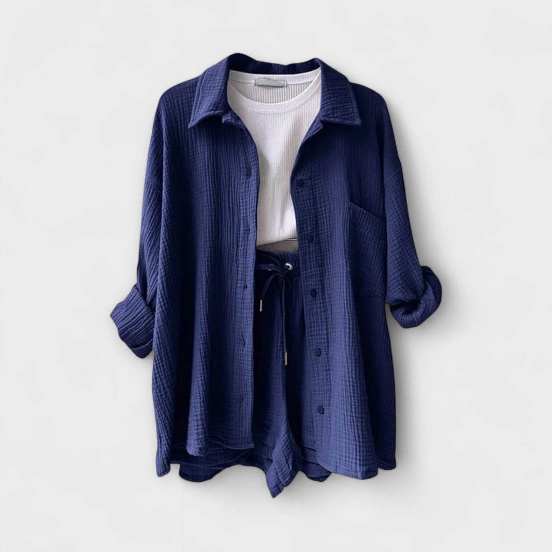 Johanna - Conjunto cómodo de 2 piezas