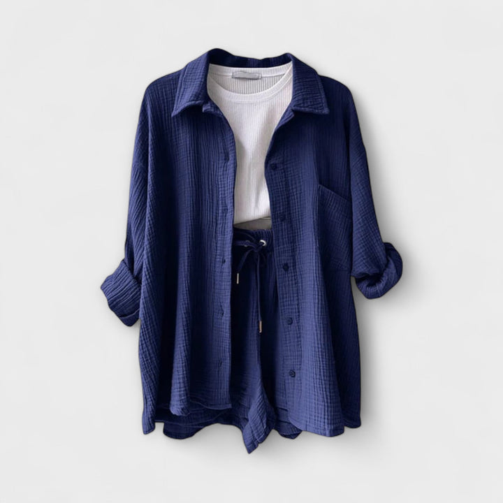 Johanna - Conjunto cómodo de 2 piezas