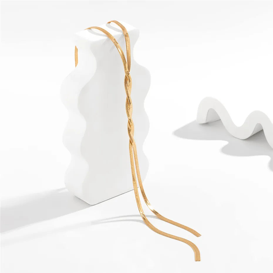 Cadena de serpiente ajustable con diseño elegante