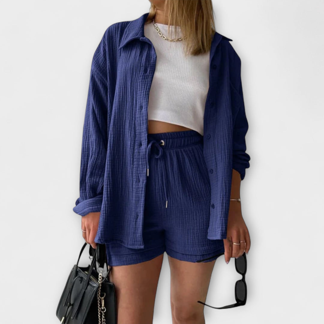 Johanna - Conjunto cómodo de 2 piezas