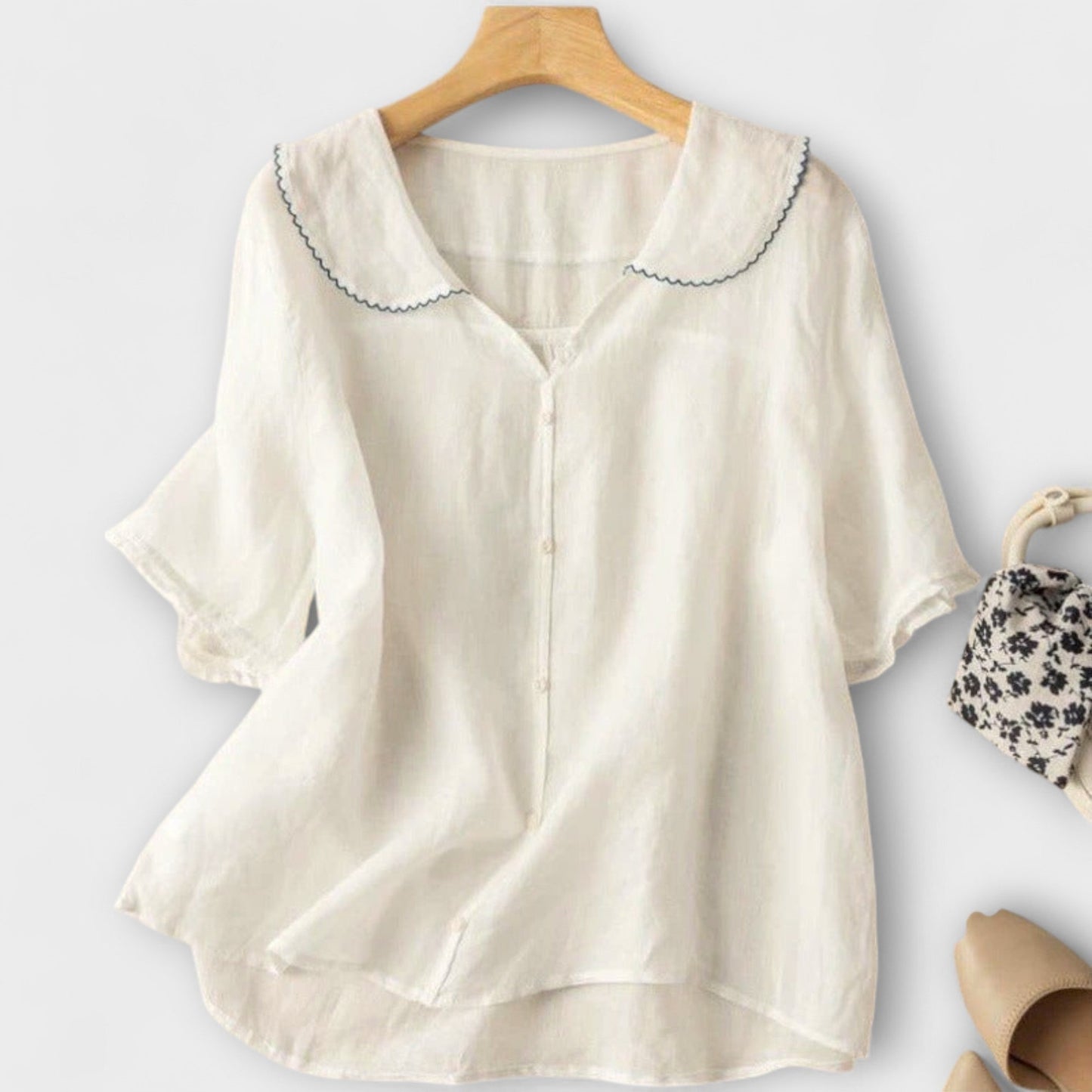 Camisa de lino Brenda - Elegancia y comodidad diaria