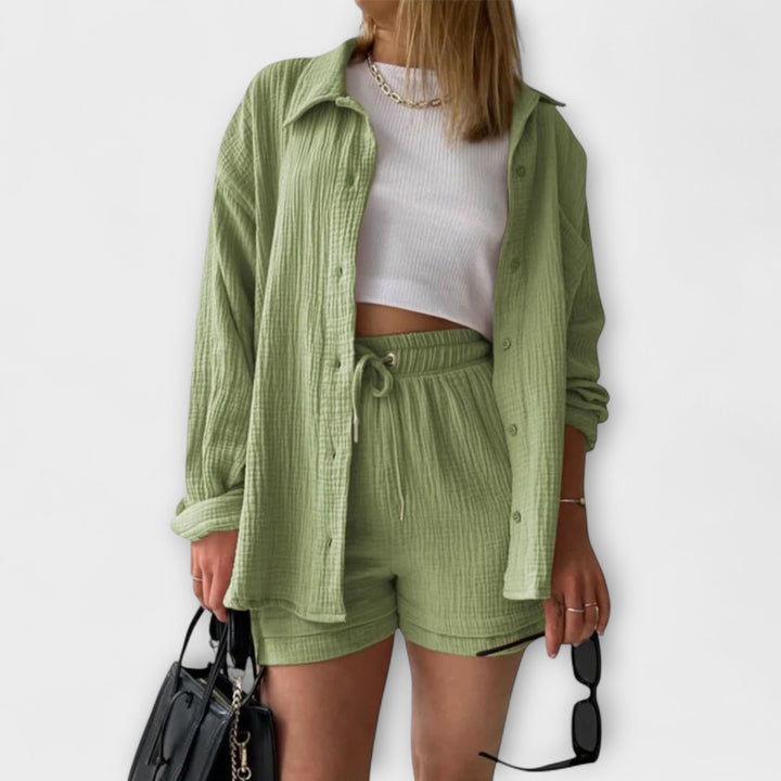 Johanna - Conjunto cómodo de 2 piezas