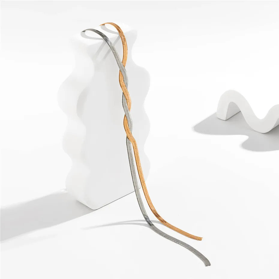 Cadena de serpiente ajustable con diseño elegante