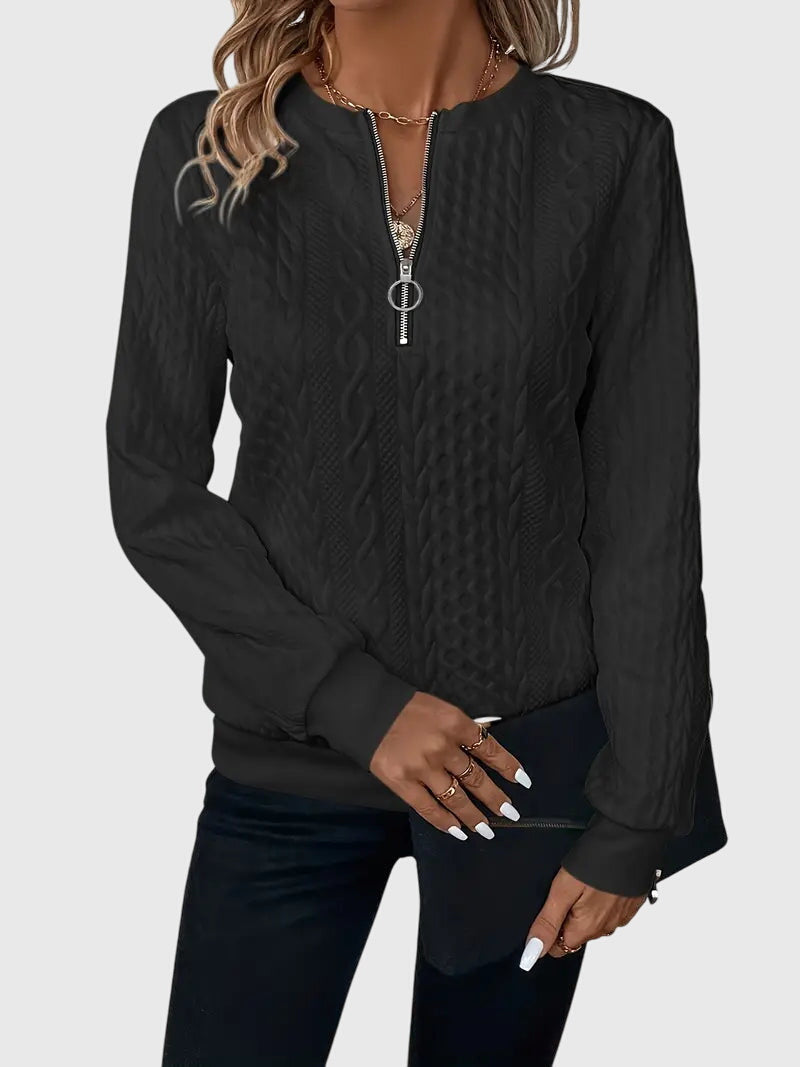 Nora™ | Suéter con Cremallera