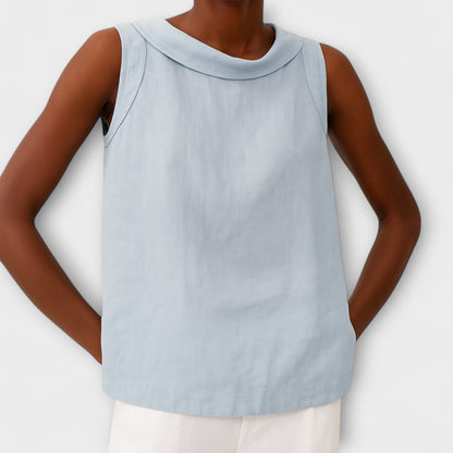 Top de verano elegante sin mangas Briana