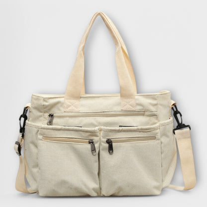 Bolso tote impermeable con compartimento interno espacioso