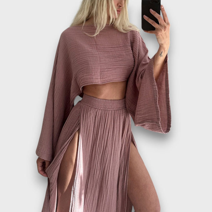 Eliz – Conjunto de licra holgada