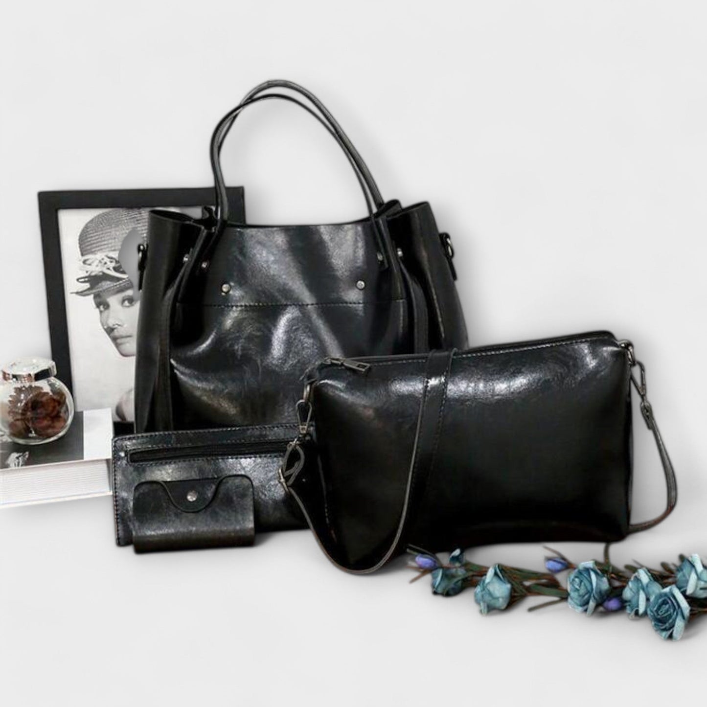 Conjunto de bolsos vintage de 4 piezas de Laura