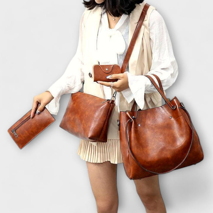 Conjunto de bolsos vintage de 4 piezas de Laura