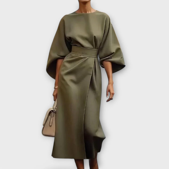 Vestido Sonia Elegante con Mangas Largas