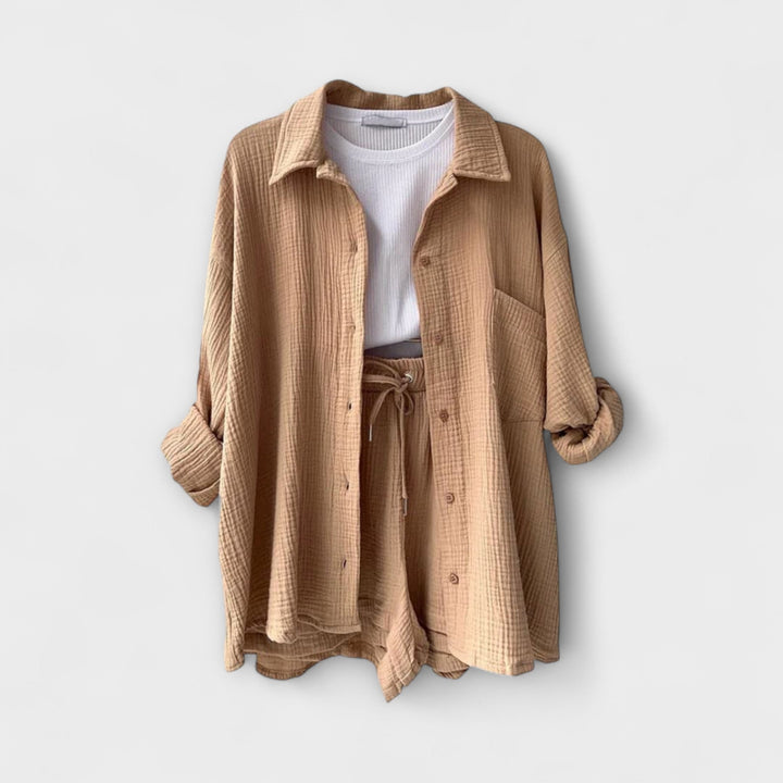 Johanna - Conjunto cómodo de 2 piezas