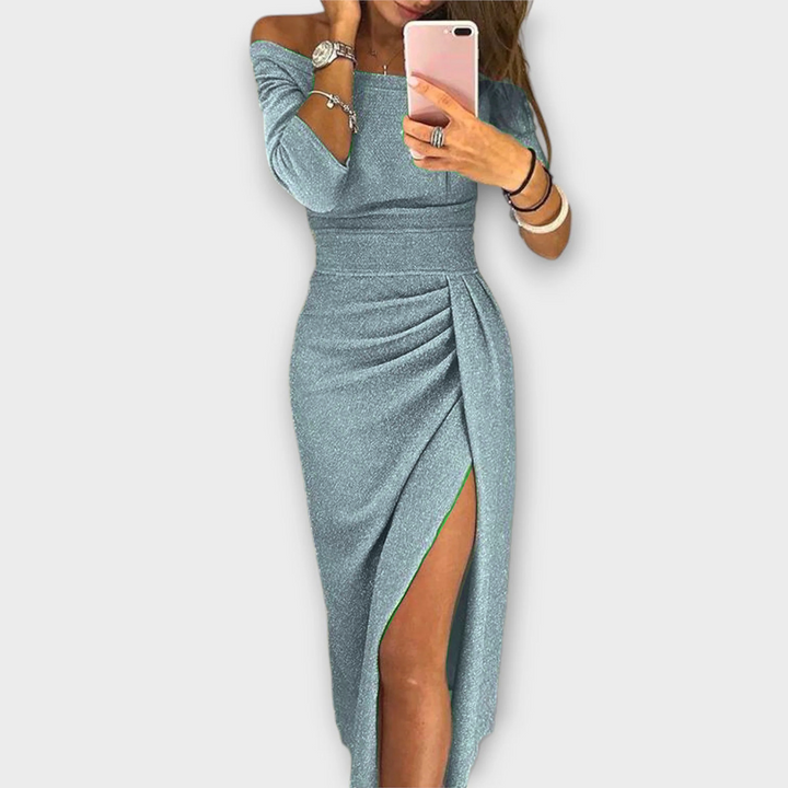 Vestido elegante off-shoulder para mujeres - Lena™