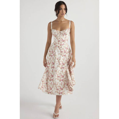 Vestido midi con bolsillos - Kiyona