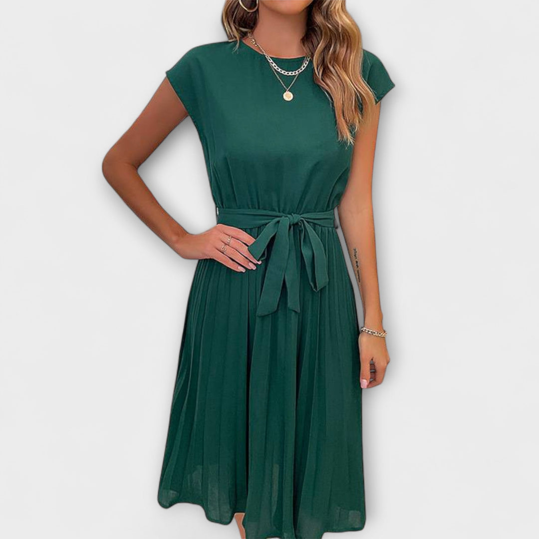Vestido midi elegante para mujeres - Comodidad y estilo para cualquier evento