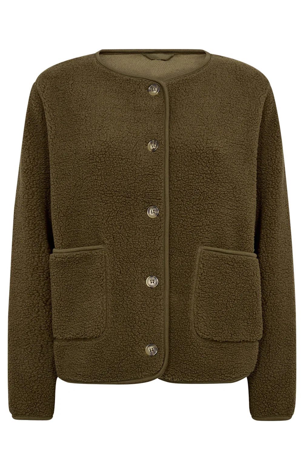 Chaqueta Ada Teddy | Marrón | Chaqueta de French Laundry