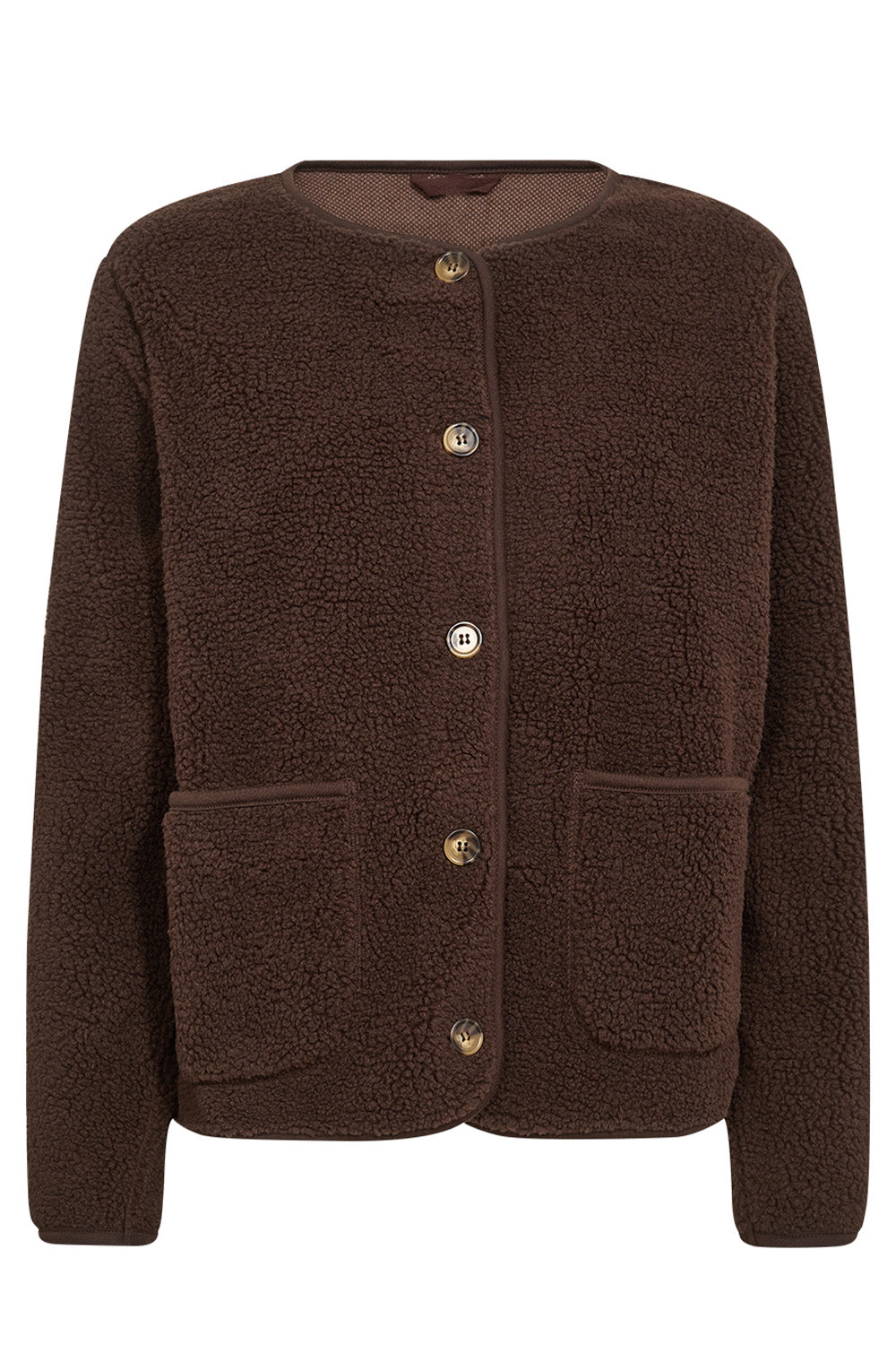 Chaqueta Ada Teddy | Marrón | Chaqueta de French Laundry