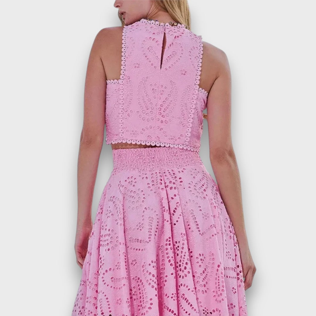 Lorina – Conjunto Doble con Romance de Corte