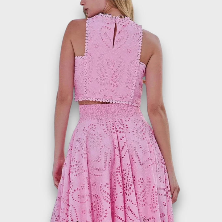 Lorina – Conjunto Doble con Romance de Corte