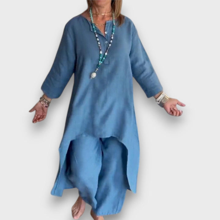 Mirala – Conjunto de verano con un toque asimétrico