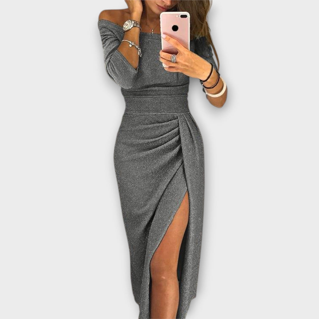 Vestido elegante off-shoulder para mujeres - Lena™