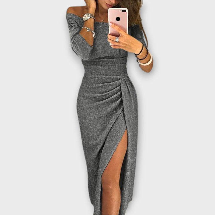 Vestido elegante off-shoulder para mujeres - Lena™