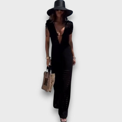 Eizlin – Mono de verano con detalles de macramé