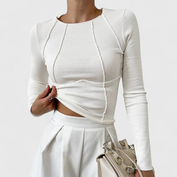 Rosminda | Top de manga larga cómodo