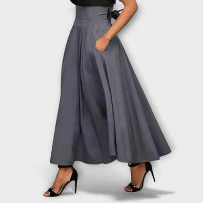 Falda maxi elegante de diseño chic