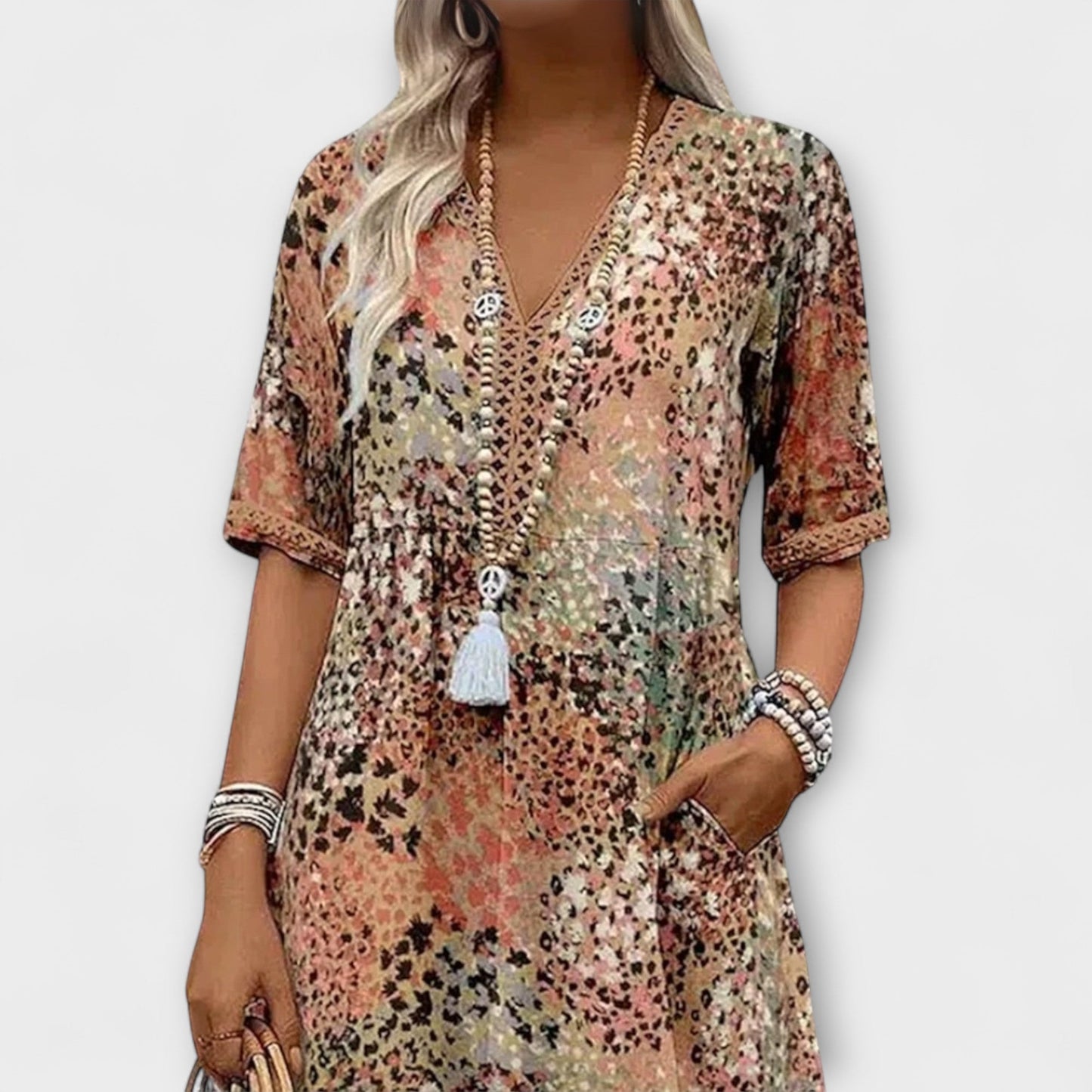 Vestido de flores - Elegante y cómodo