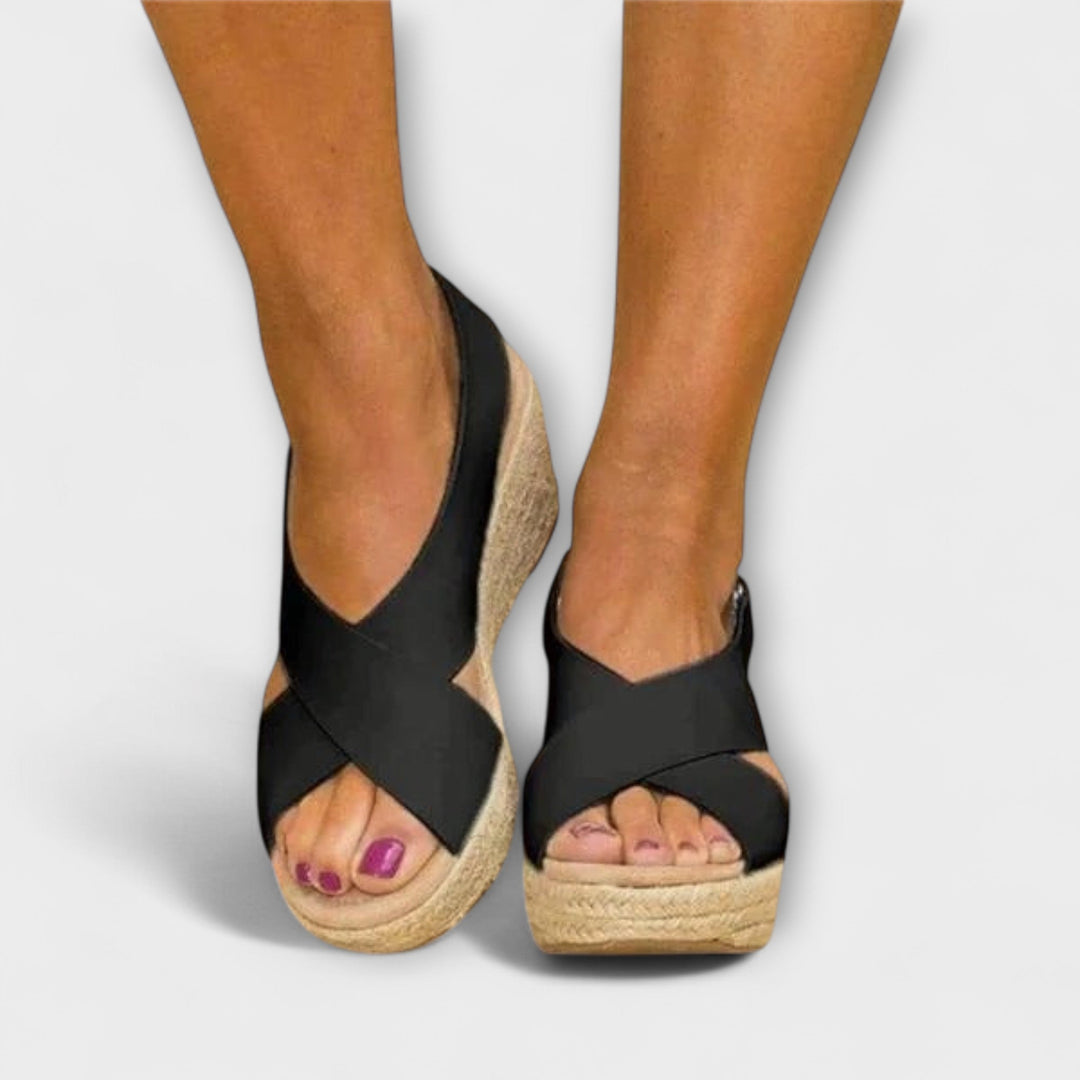 Sandalias de esparto elegantes