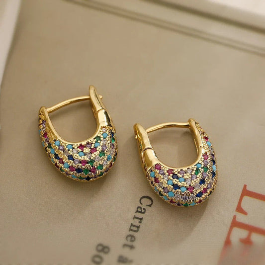 Pendientes Coloridos Modernos - Joyería Laura