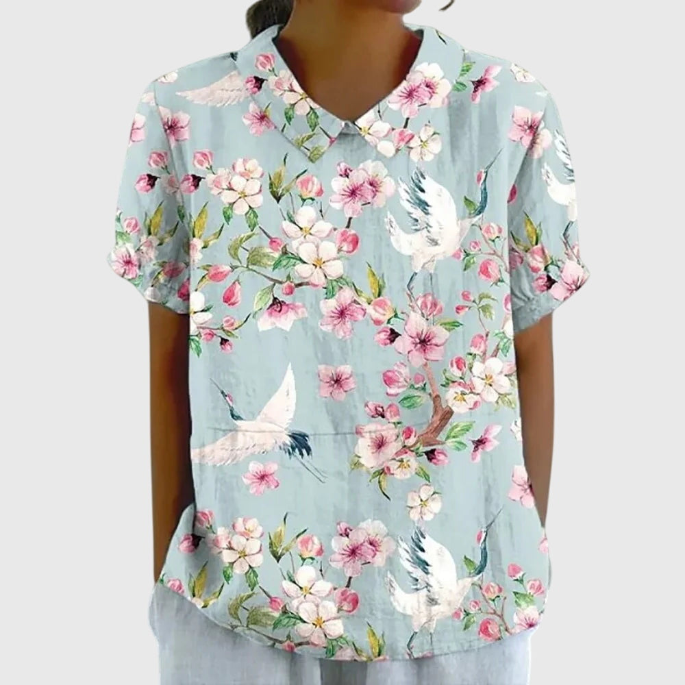 "Clara" | Camiseta elegante con impresión en 3D.