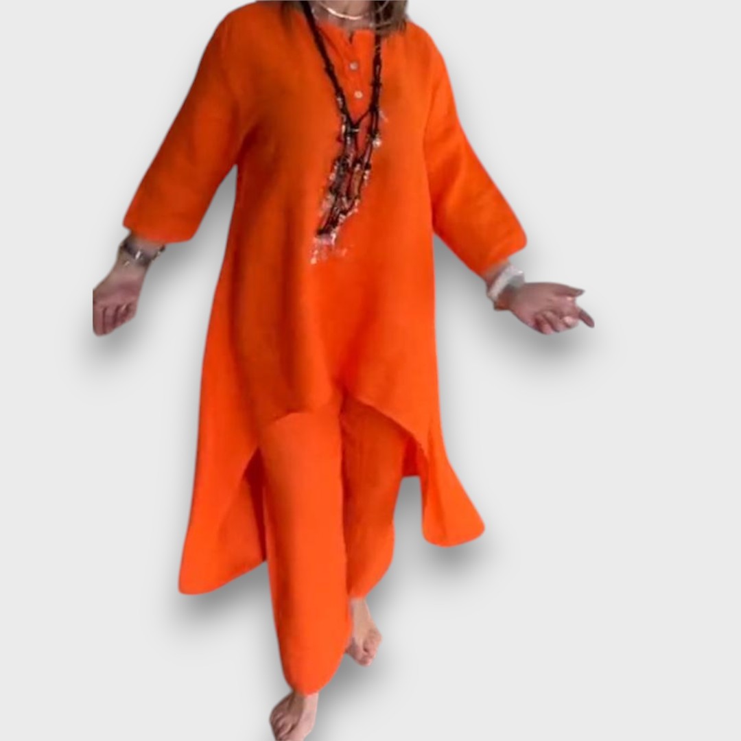 Mirala – Conjunto de verano con un toque asimétrico