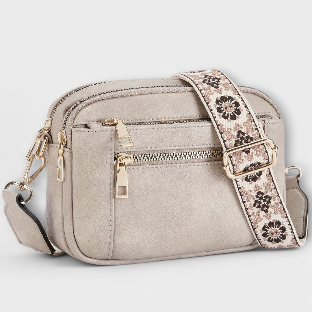 Bolso de mano retro de cuero vegetal para mujeres - Bolso Laura