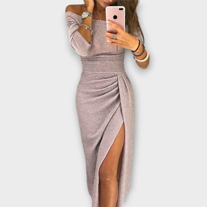 Vestido elegante off-shoulder para mujeres - Lena™