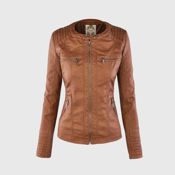 KAROLINE™ La chaqueta de cuero elegante y única