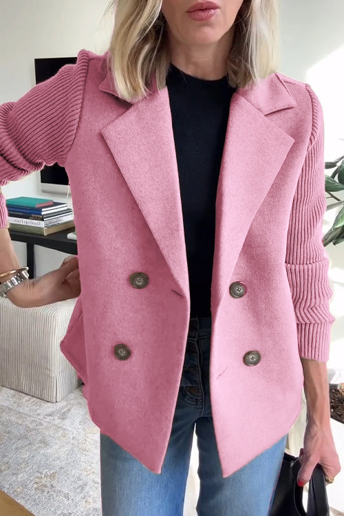 Jaz | Blazer de Manga de Punto Chic