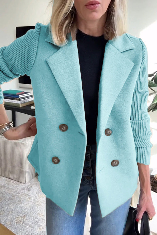 Jaz | Blazer de Manga de Punto Chic