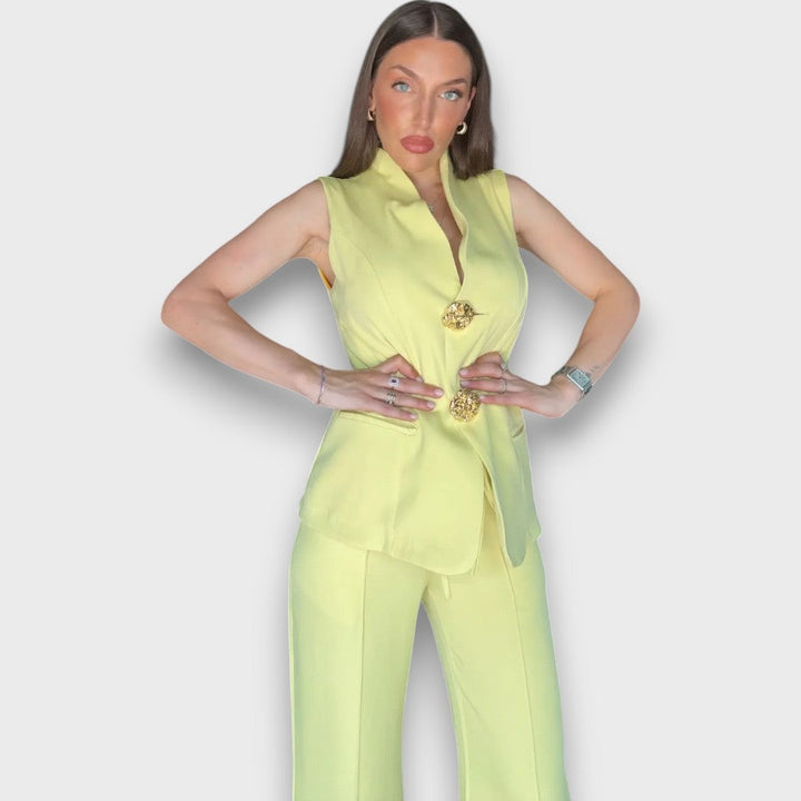 Alvei – Traje de dos piezas con chaleco