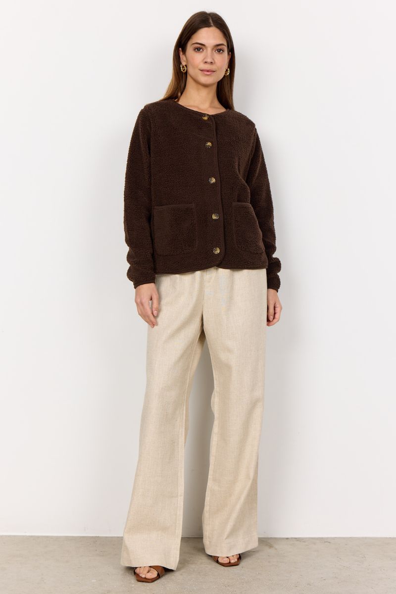Chaqueta Ada Teddy | Marrón | Chaqueta de French Laundry