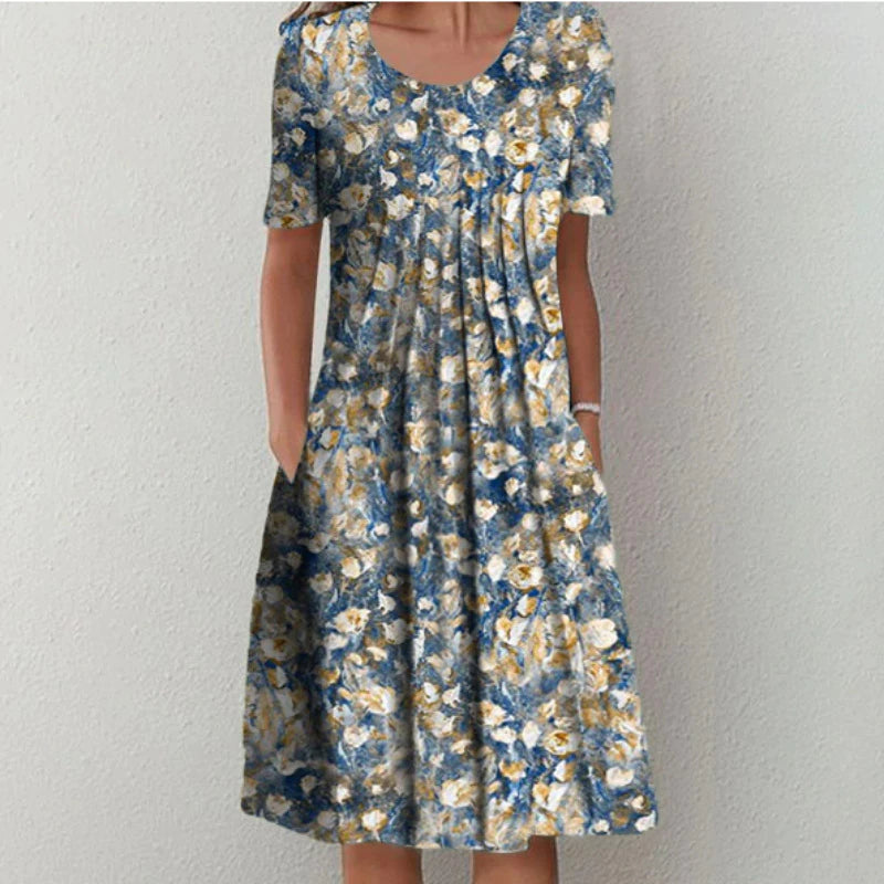 Amalia – Vestido elegante con capas