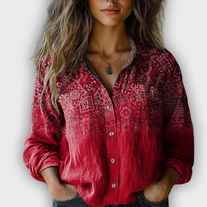 Camisa vintage impresa Nibs