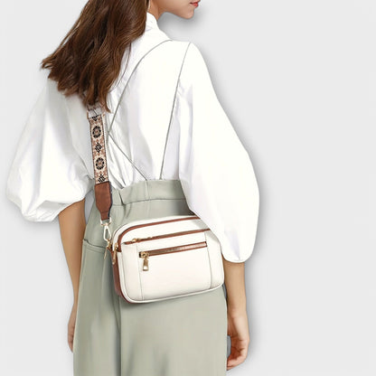 Bolso de mano retro de cuero vegetal para mujeres - Bolso Laura